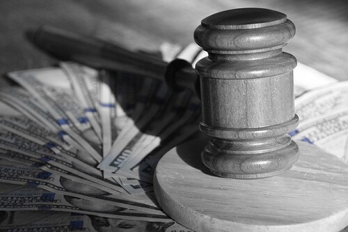 court-ordered money for personal injuries after an accident